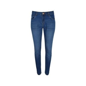 Reo Women's Fashion Jeans Straight Fit Denim medium Blue 8