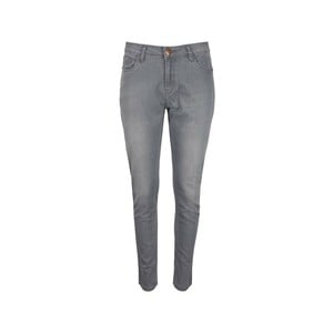 Reo Women's Fashion Jeans Straight Fit Denim Grey 8