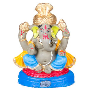 Madhoor Eco Friendly Ganesh Idol Pack 8inch