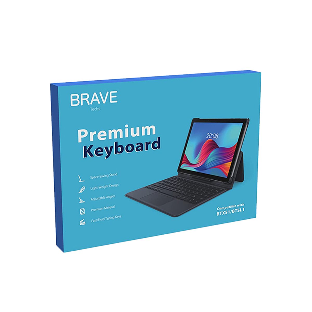 Brave Tab Vaso 10 inches 64GB Gold + Keyboard + Headset + Cover