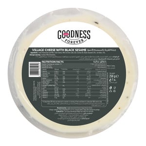 Goodness Forever Village Cheese With Black Sesame 250 g