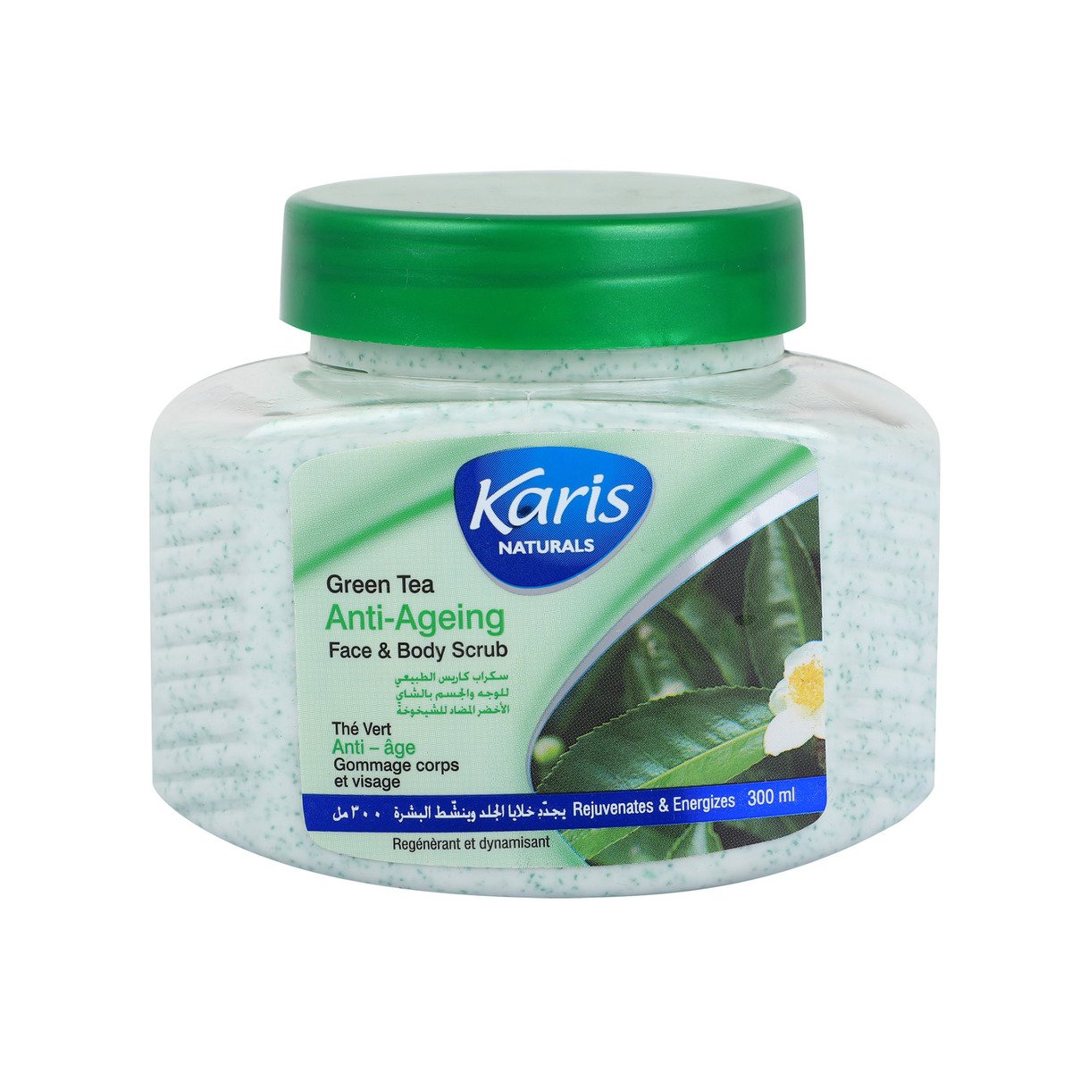Karis Face & Body Scrub Green Tea Anti-Ageing 300ml