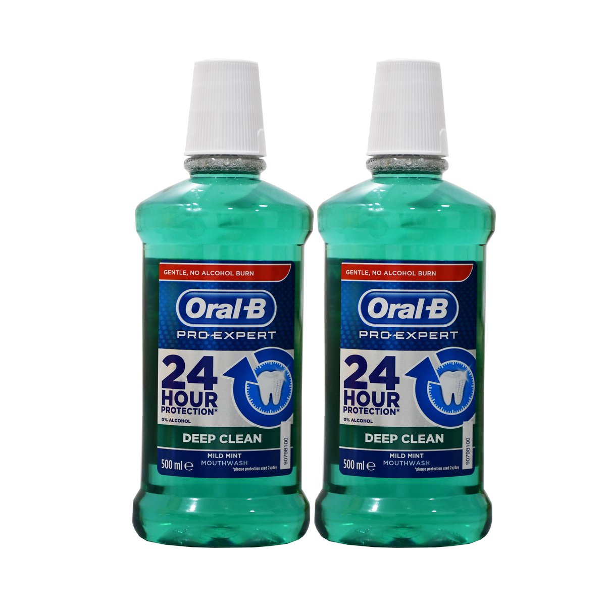 Oral-B Pro Expert Deep Clean Mild Mint Mouthwash 500ml 1+1