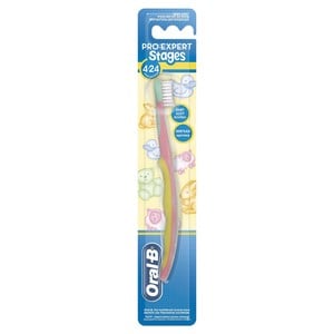 Oral-B Stages 1 (4 - 24 months) Manual Baby Toothbrush Assorted Color