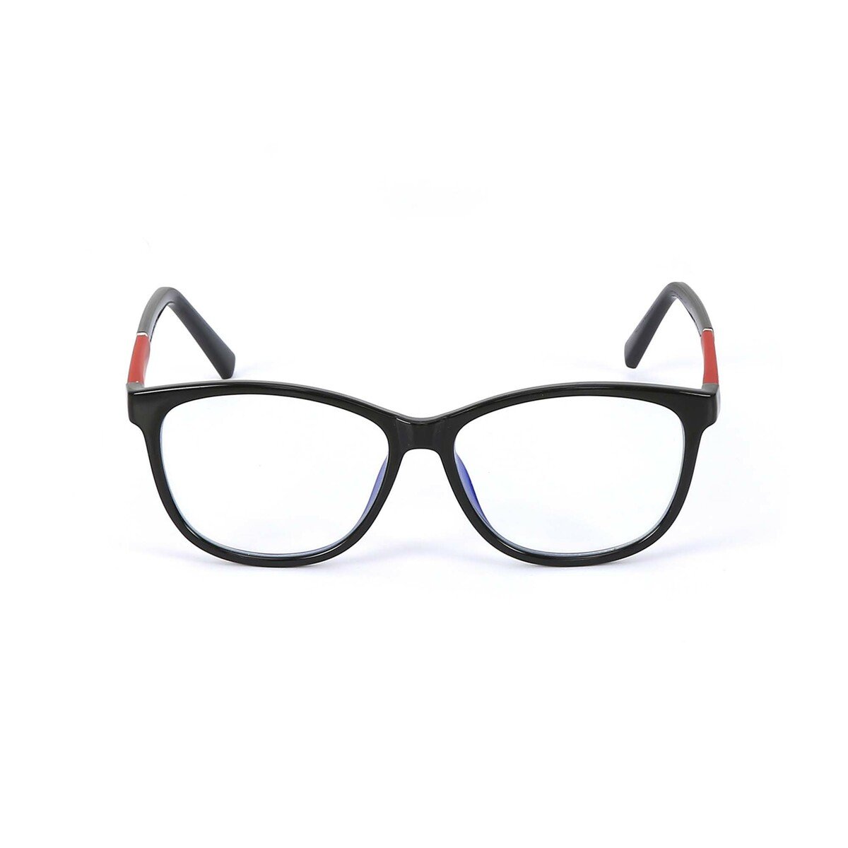 Stanlio Women e-Glass Sl30015414140C1 Cat Eye Shiny Black With Red Temple