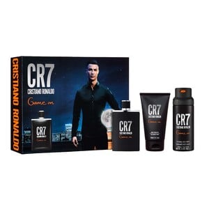 Cristiano Ronaldo CR7 Game On EDT Gift Set for Men 100ml + Shower Gel 150ml + Body Spray 150ml