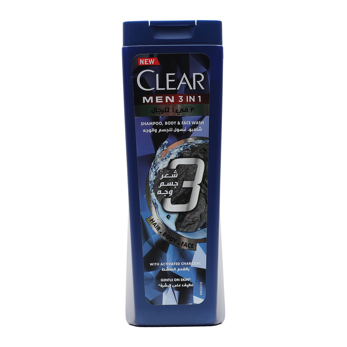 اشتري قم بشراء Clear Men, 3in, 1 Shampoo, 200 ml Online at Best Price من الموقع - من لولو هايبر ماركت Shampoo في الامارات