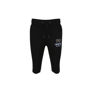 Reo Men's Knit Shorts 3/4 B1M101D Black, Large