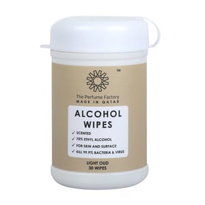 The Perfume Factory Alcohol Wipes Light Oud 30pcs