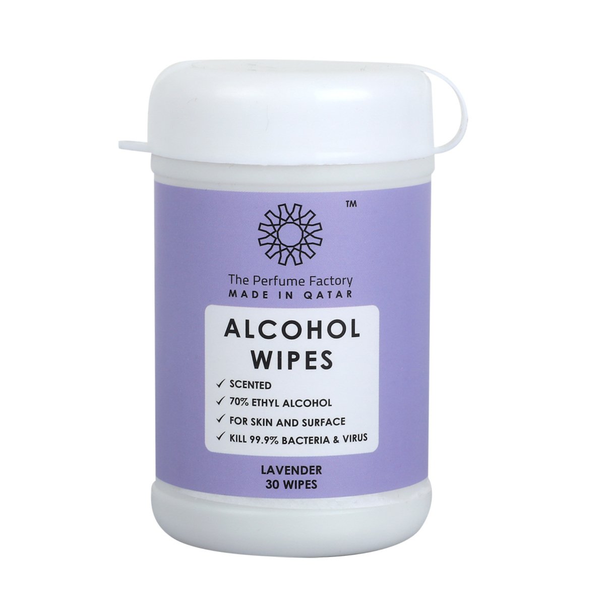 The Perfume Factory Alcohol Wipes  Lavender 30pcs
