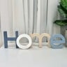 Maple Leaf Home Sign Wooden Cutout Word Art Tabletop Decor, Multicolored, 44 x 12.5 x 3.5 cm, YX211-43A