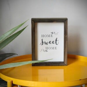 Maple Leaf Home Sweet Home/It's So Good To Be Home Sign Wooden Wall Art Decor, 15 x 4 x 20 cm, Assorted, HT74945A/B