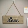 Maple Leaf Love Sign Wooden Pallet Wall Art Hanging Board, 20YX097