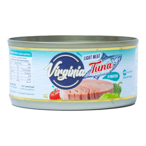Virginia Light Meat Tuna In Water 170g
