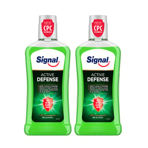 Signal Mouth Wash Active Defense 2 x 250ml