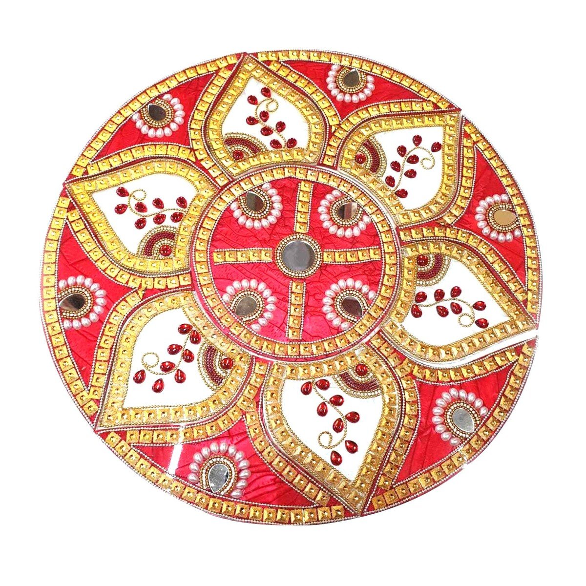 Fair Multicolor Artificial Decorative Diwali Rangoli Set BS-362