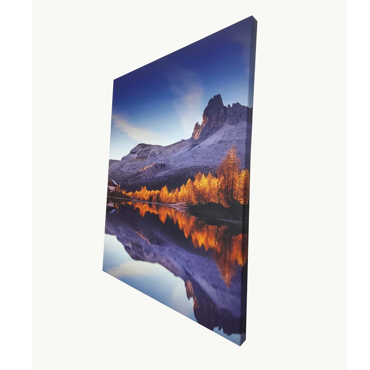 Maple Leaf Canvas Wall Picture With Wooden Frame 30x40cm