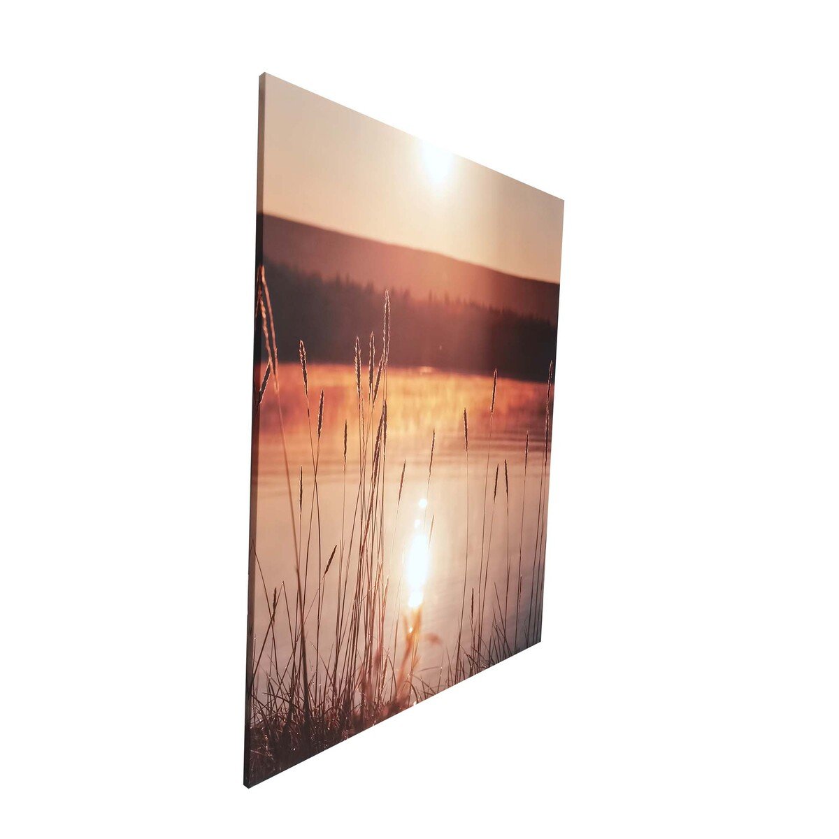 Maple Leaf Canvas Wall Picture With Wooden Frame 90x125cm