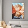 Maple Leaf Canvas Wall Picture With Wooden Frame 50x70cm