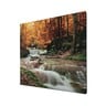 Maple Leaf Canvas Wall Picture With Wooden Frame 30x30cm
