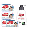 Lifebuoy Soap ASF Mild Care 4 x 125 g + Hand Wash 180 ml