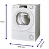 Candy Front Load Dryer ROH9A2TCEZ 9Kg