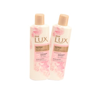 Lux Soft Rose Shower Gel 2 x 250ml