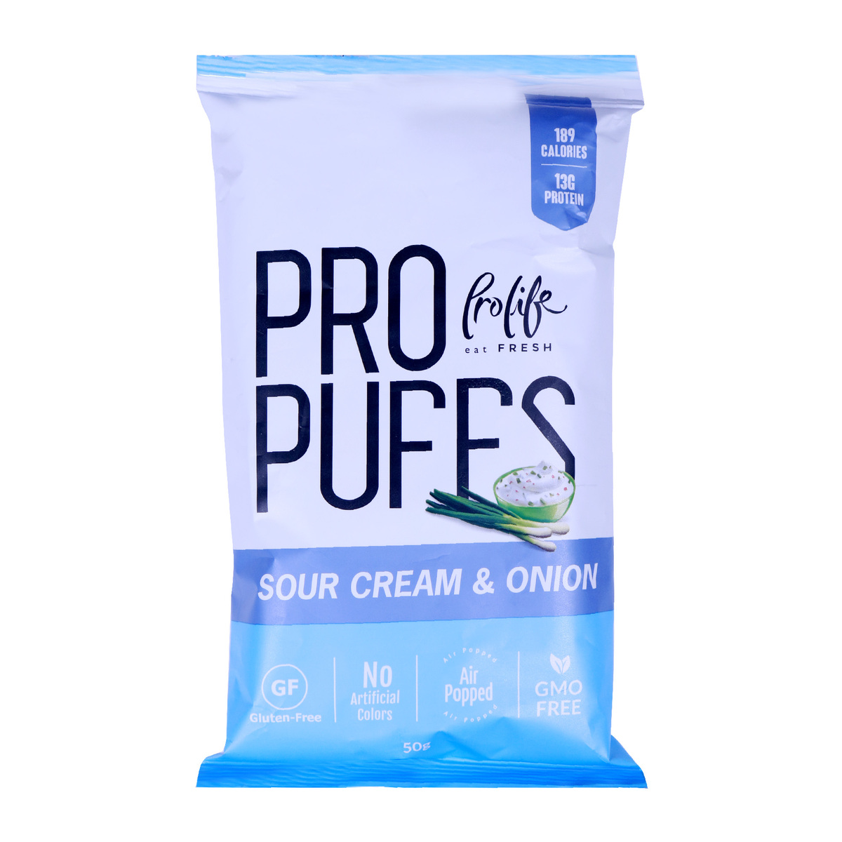Prolife Pro Puffs Sour Cream & Onion 50g Online at Best Price | Health ...