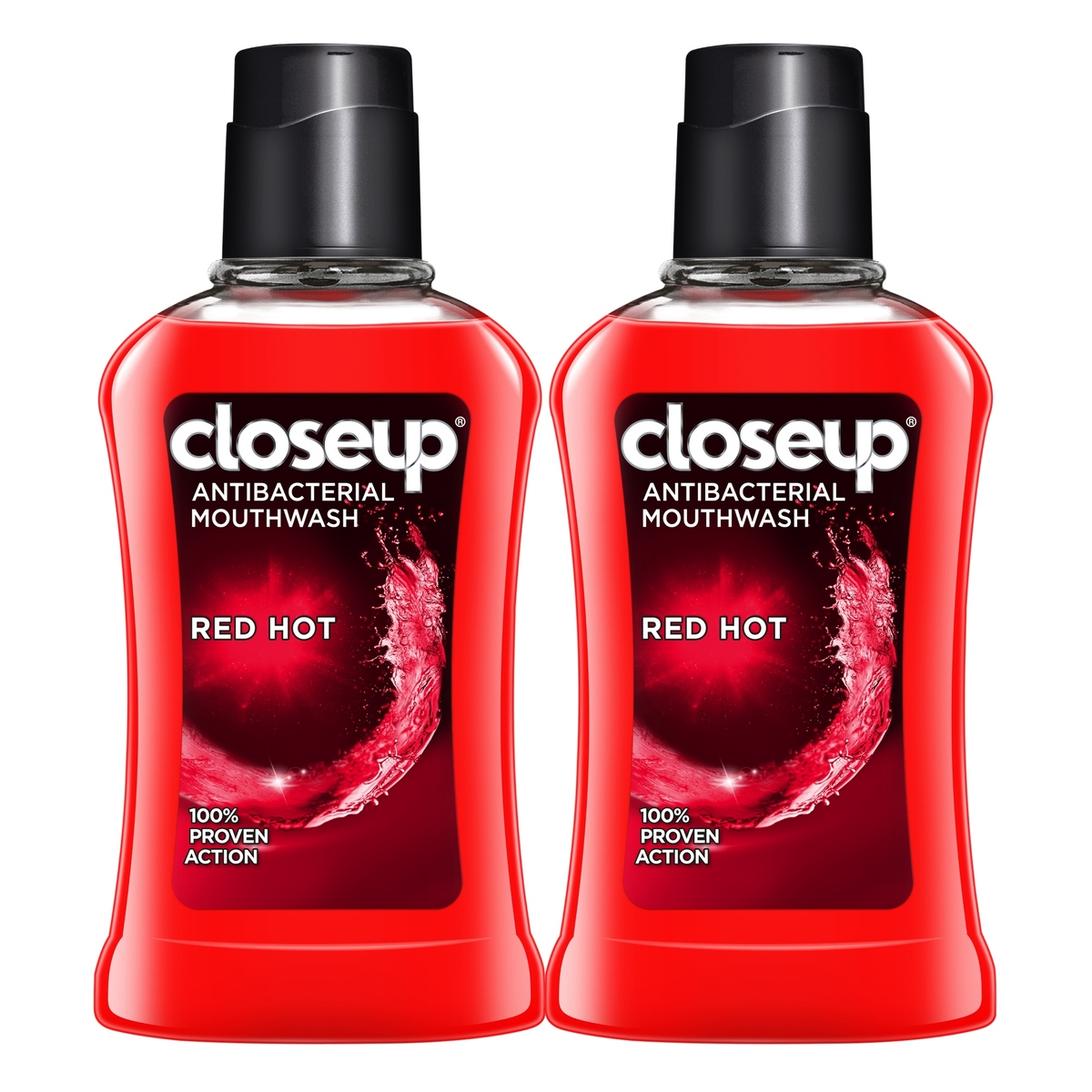 Closeup Red Hot Antibacterial Mouthwash 2 x 400 ml