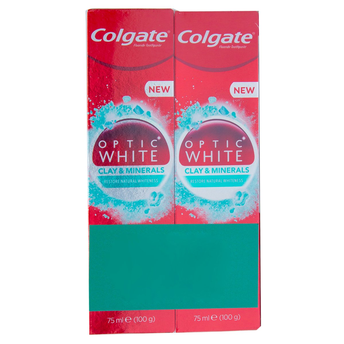 Colgate Toothpaste Optic White Clay & Minerals 2 x 75 ml