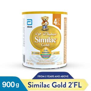 Buy Similac Gold New & Advanced Pre-School Formula With 2FL Prebiotics Stage 4 From 3 Years And Above 900 g Online at Best Price | Baby milk powders & formula | Lulu Kuwait in Kuwait