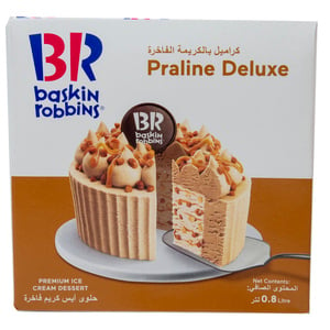 Baskin Robbins Praline Deluxe Ice Cream Cake 800 ml