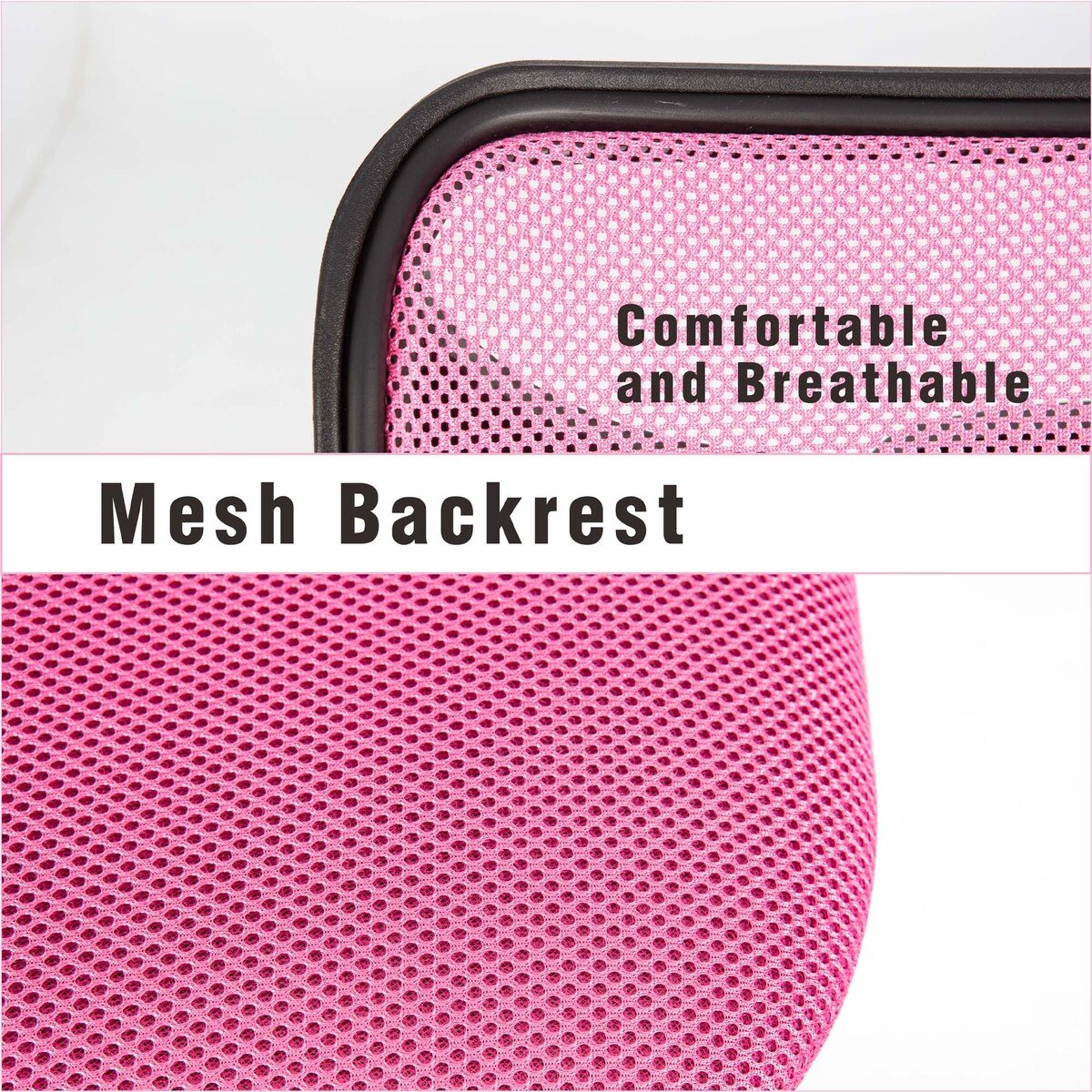 Maple Leaf Mesh Computer/Office Chair QZY-0904D-3 Pink