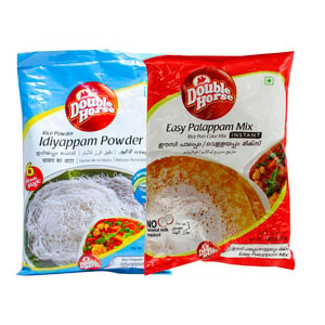 Double Horse Easy Palappam Mix 1kg + Idiyappam Powder 1kg
