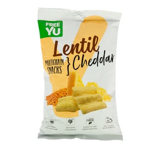 Freeyu Lentil Cheese Multigrain Snacks 70 g