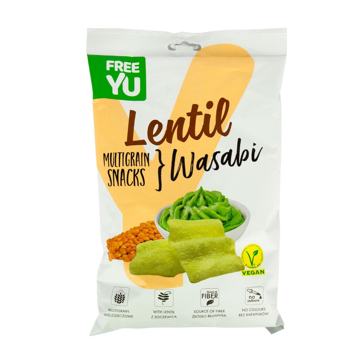 Freeyu Lentil Wasabi Multigrain Snacks 70 g