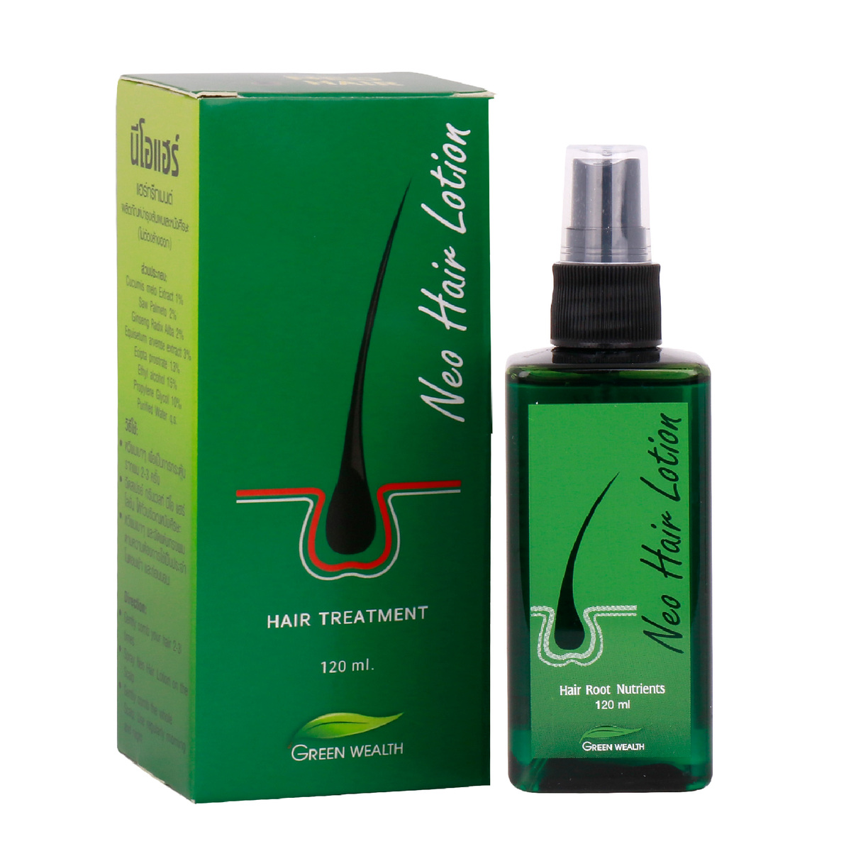 Green Wealth Neo Hair LotionTreatment 120ml Online at Best Price | Hair  Oils | Lulu Qatar