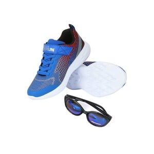 Skechers Boys Sports Shoes with Sunglass (Single Size) 97858L-BLRD, 27
