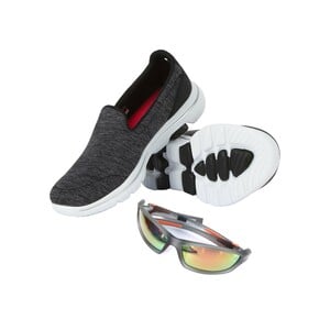 Skechers Women's Sports Shoes Go Walk5 with Sunglass (Single Size) 15903-BKW, 36