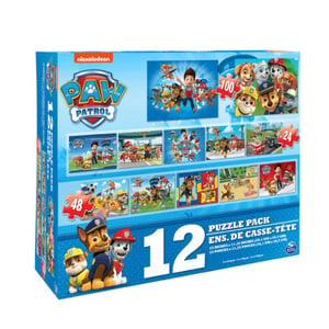Paw Patrol Puzzles 12in1 6041049