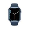 Apple Watch Series 7 GPS, 41mm Blue Aluminium Case with Abyss Blue Sport Band