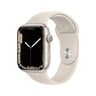 Apple Watch Series 7 GPS MKN63 45mm Starlight Aluminium Case with Starlight Sport Band
