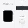 Apple Watch Series 7 GPS + Cellular MKHQ3 41mm Midnight Aluminium Case with Midnight Sport Band