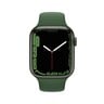 Apple Watch Series 7 GPS + Cellular MKHT3 41mm Green Aluminium Case with Clover Sport Band