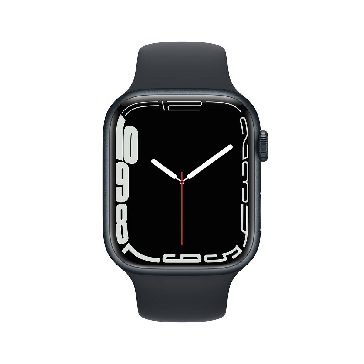 Apple Watch Series 7 GPS + Cellular MKJP3 45mm Midnight Aluminium Case with Midnight Sport Band