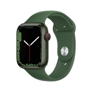 Apple Watch Series 7 GPS + Cellular MKJR3 45mm Green Aluminium Case with Clover Sport Band