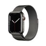 Apple Watch Series 7 GPS + Cellular MKL33 45mm Graphite Stainless Steel Case with Graphite Milanese Loop