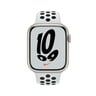 Apple Watch Nike Series 7 GPS + Cellular MKJ33 41mm Starlight Aluminium Case with Pure Platinum/Black Nike Sport Band