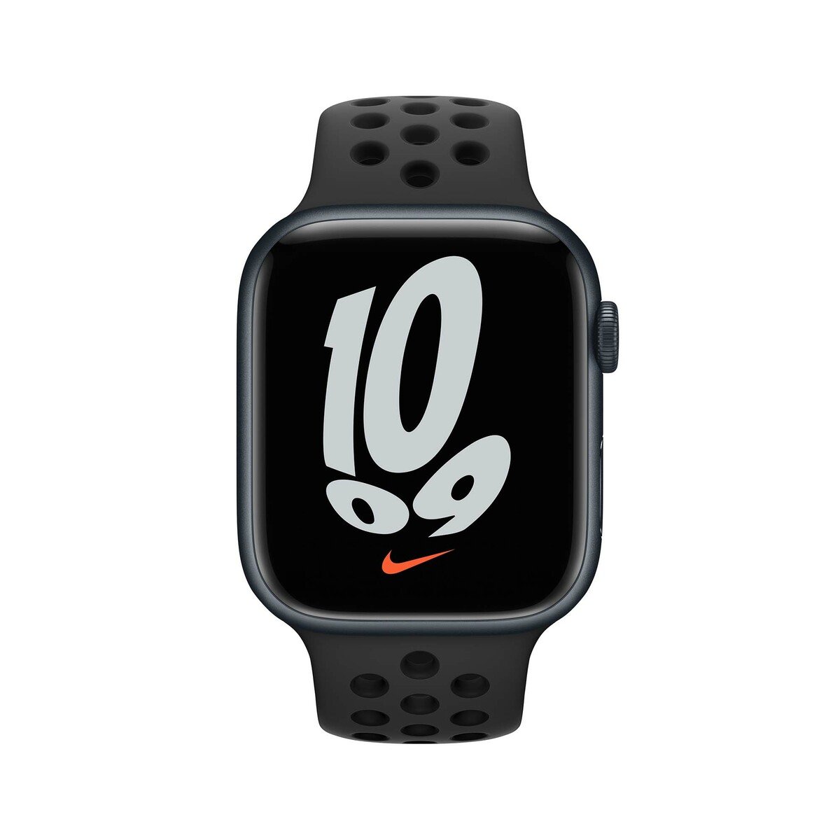 Apple Watch Nike Series 7 GPS + Cellular MKL53 45mm Midnight Aluminium Case with Anthracite/Black Nike Sport Band