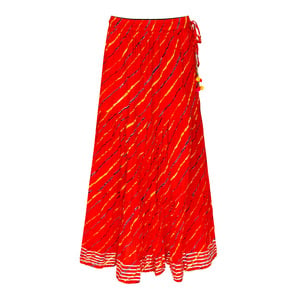 Women's Long Flared Skirt Free Size Assorted Color